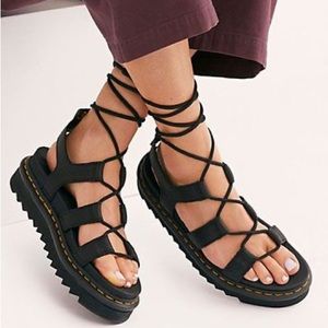 Nartilla Leather Gladiator Sandals